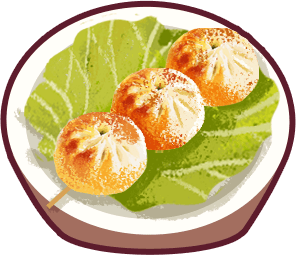 一口酥烤包子串